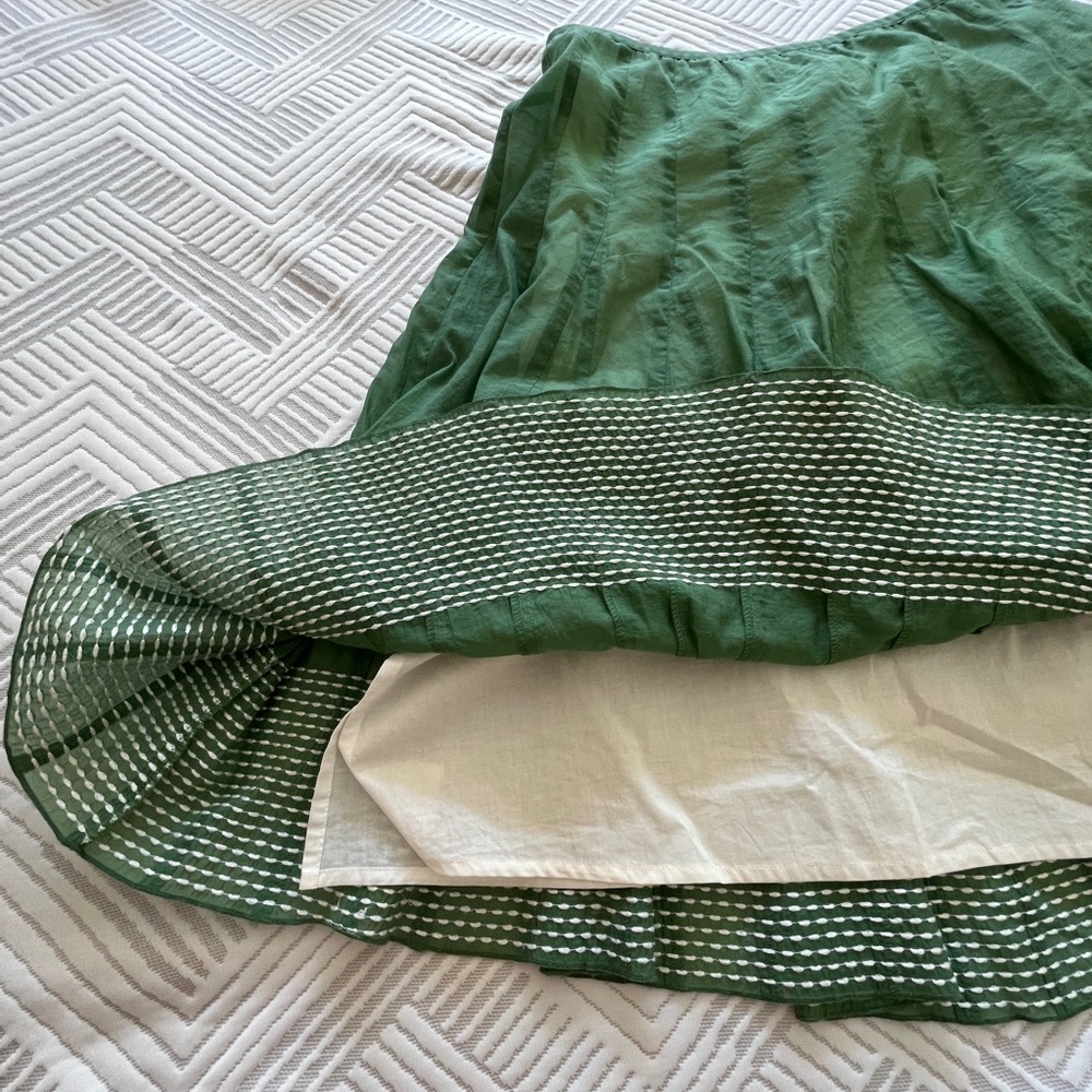 Anthropologie Green Skirt - Picture 9 of 12